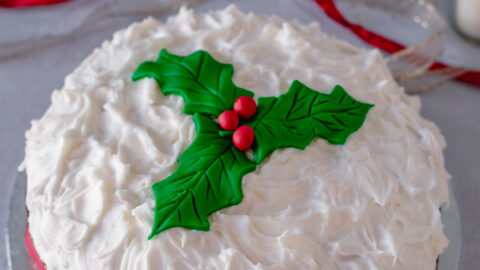Princess Bakes by Shahzadi - Christmas cake No. 1. Simple Design in Caramel  Nuts Flavour | Facebook