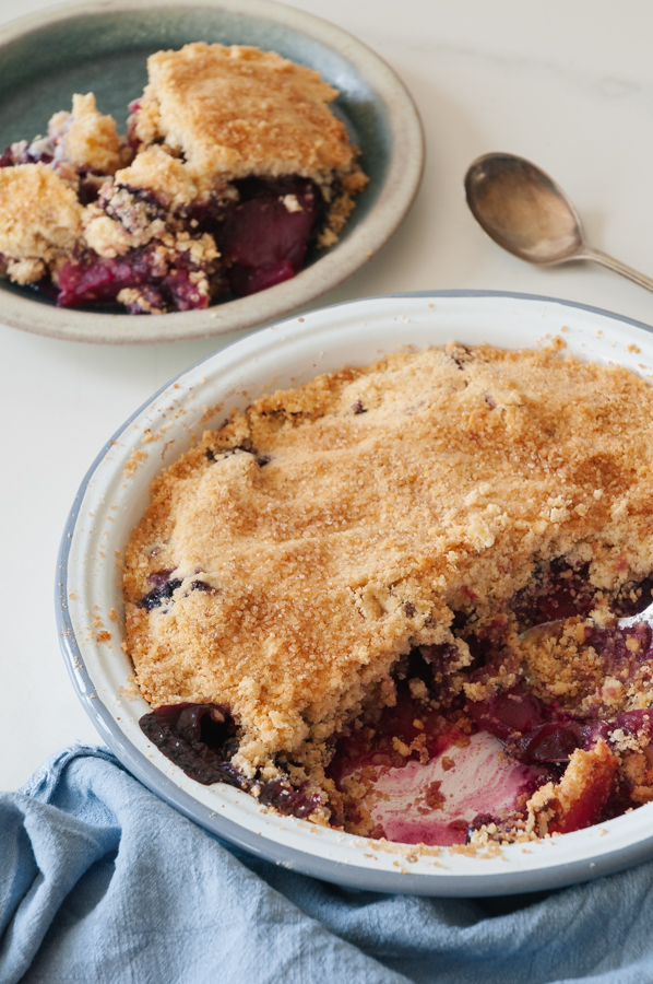 How to make Apple and Blueberry Crumble - The Simpler Kitchen